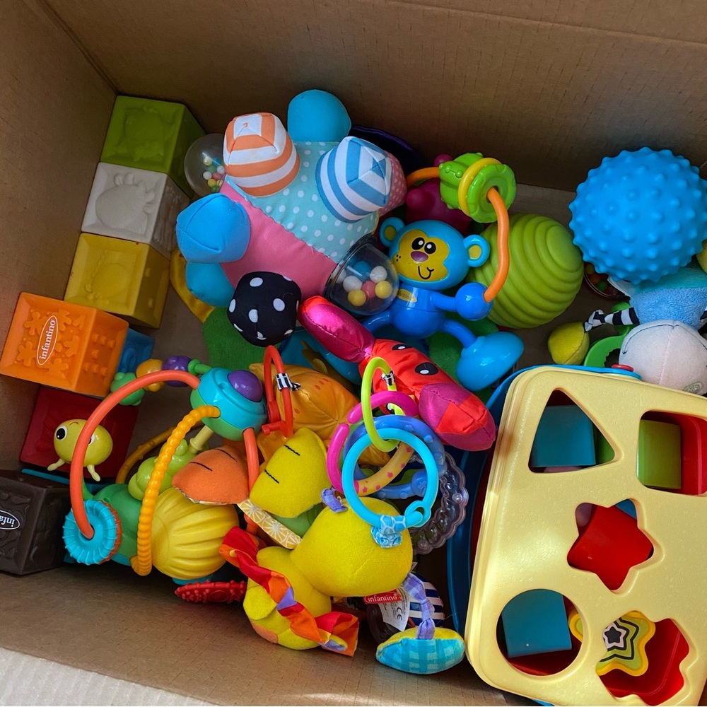 Variety of Non-Electronic Baby Toys